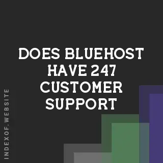 Does Bluehost have 24/7 customer support? Banners
