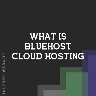 What is “Bluehost Cloud“ hosting? Banners